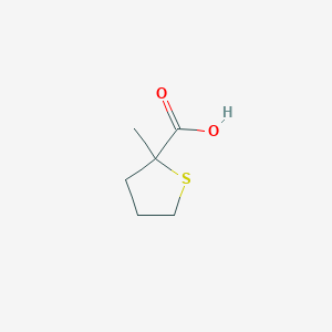 molecular formula C6H10O2S B1523911 2-Methylthiolane-2-carboxylic acid CAS No. 1394041-71-4