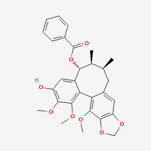 molecular formula C29H30O8 B15239120 ArisanschininA 