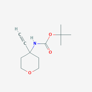 tert-butyl N-(4-ethynyloxan-4-yl)carbamate