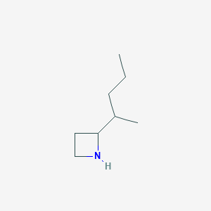 molecular formula C8H17N B15239165 2-(Pentan-2-yl)azetidine 