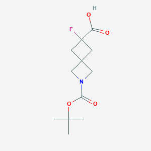 2-[(tert-Butoxy)carbonyl]-6-fluoro-2-azaspiro[3.3]heptane-6-carboxylic acid