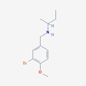 [(3-Bromo-4-methoxyphenyl)methyl](butan-2-yl)amine