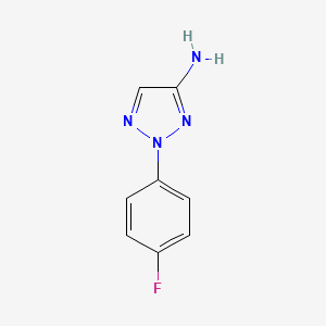 2-(4-fluorophenyl)-2H-1,2,3-triazol-4-amine