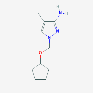 1-[(Cyclopentyloxy)methyl]-4-methyl-1H-pyrazol-3-amine