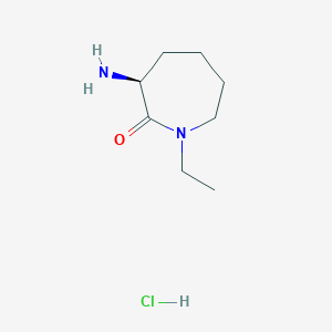 (S)-3-Amino-1-ethylazepan-2-one hydrochloride