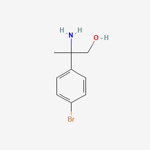 2-Amino-2-(4-bromophenyl)propan-1-ol