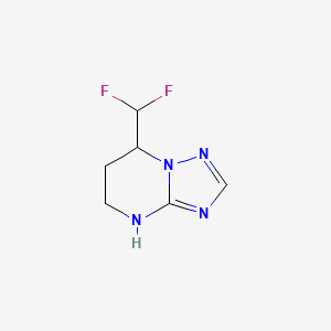 7-(Difluoromethyl)-4H,5H,6H,7H-[1,2,4]triazolo[1,5-a]pyrimidine