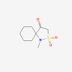 1-Methyl-2lambda6-thia-1-azaspiro[4.5]decane-2,2,4-trione