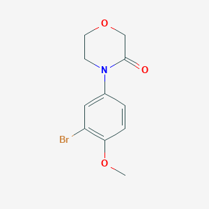 4-(3-Bromo-4-methoxy-phenyl)-morpholin-3-one