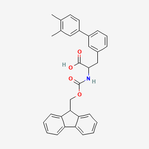 2-((((9H-Fluoren-9-yl)methoxy)carbonyl)amino)-3-(3',4'-dimethyl-[1,1'-biphenyl]-3-yl)propanoic acid