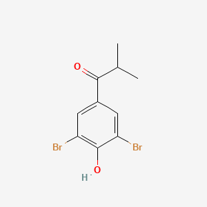 1-(3,5-Dibromo-4-hydroxyphenyl)-2-methylpropan-1-one