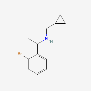 [1-(2-Bromophenyl)ethyl](cyclopropylmethyl)amine