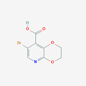 7-Bromo-2,3-dihydro-[1,4]dioxino[2,3-b]pyridine-8-carboxylic acid