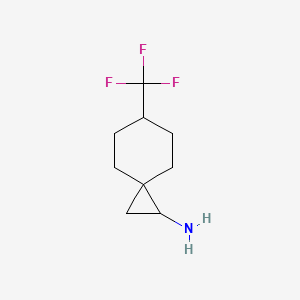 6-(Trifluoromethyl)spiro[2.5]octan-1-amine