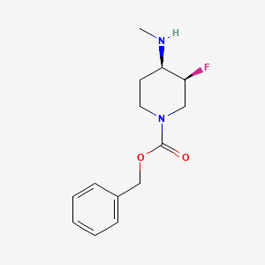 Benzyl cis-3-fluoro-4-(methylamino)piperidine-1-carboxylate