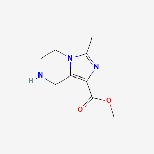 Methyl 3-methyl-5,6,7,8-tetrahydroimidazo[1,5-a]pyrazine-1-carboxylate