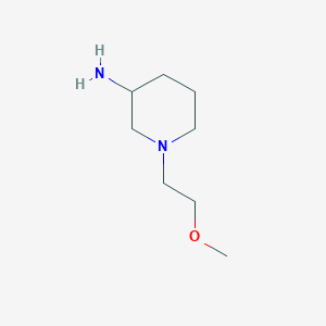 molecular formula C8H18N2O B1523935 1-(2-Methoxyethyl)piperidin-3-amine CAS No. 1250372-30-5