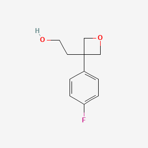 2-[3-(4-Fluorophenyl)oxetan-3-yl]ethan-1-ol