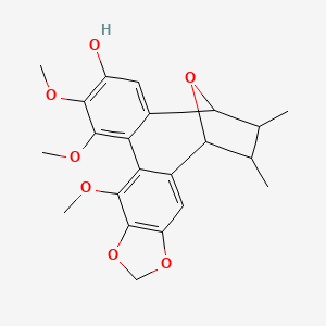 molecular formula C22H24O7 B15239437 KadsulignanM 