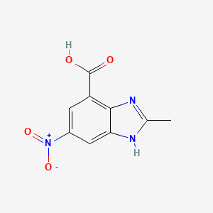 2-Methyl-6-nitro-1h-benzo[d]imidazole-4-carboxylic acid