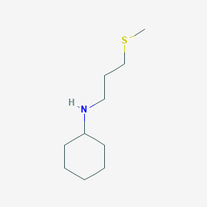 N-[3-(Methylsulfanyl)propyl]cyclohexanamine