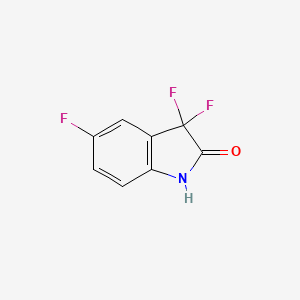 3,3,5-Trifluoro-1,3-dihydro-2H-indol-2-one