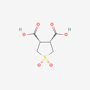 (3R,4S)-1,1-Dioxo-1lambda6-thiolane-3,4-dicarboxylicacid