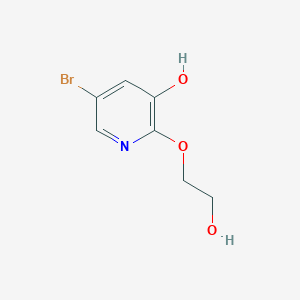 5-Bromo-2-(2-hydroxyethoxy)pyridin-3-ol