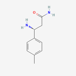 (3R)-3-Amino-3-(4-methylphenyl)propanamide