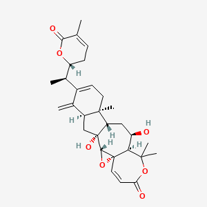 molecular formula C30H38O7 B15239555 Longipedlactone G 