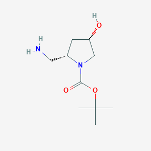 (2S,4S)-2-(Aminomethyl)-1-BOC-4-hydroxy pyrrolidine