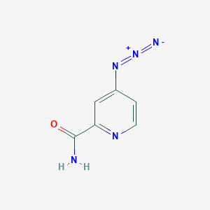 molecular formula C6H5N5O B1523964 4-Azidopyridine-2-carboxamide CAS No. 1251924-47-6