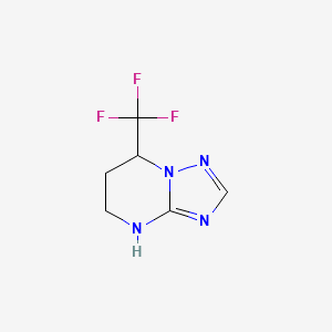 7-(Trifluoromethyl)-4H,5H,6H,7H-[1,2,4]triazolo[1,5-a]pyrimidine