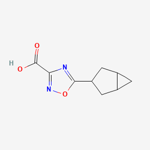 5-{Bicyclo[3.1.0]hexan-3-yl}-1,2,4-oxadiazole-3-carboxylic acid