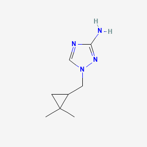 1-[(2,2-Dimethylcyclopropyl)methyl]-1H-1,2,4-triazol-3-amine