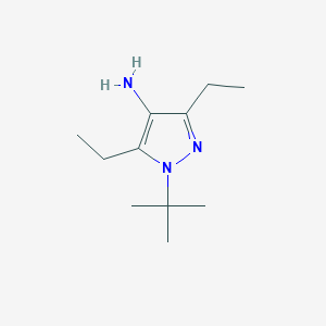 1-tert-Butyl-3,5-diethyl-1H-pyrazol-4-amine