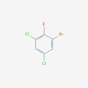 molecular formula C6H2BrCl2F B1523972 1-Bromo-3,5-dichloro-2-fluorobenzene CAS No. 1160573-64-7