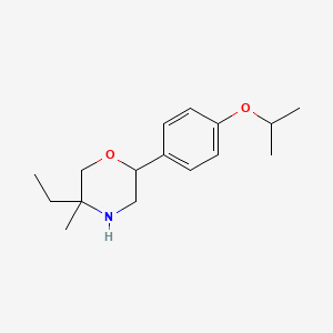 5-Ethyl-2-(4-isopropoxyphenyl)-5-methylmorpholine