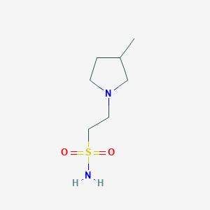 2-(3-Methylpyrrolidin-1-yl)ethane-1-sulfonamide