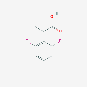 2-(2,6-Difluoro-4-methylphenyl)butanoic acid