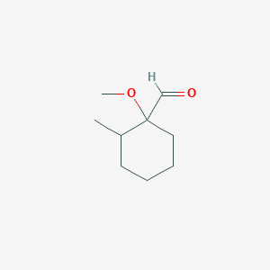 1-Methoxy-2-methylcyclohexane-1-carbaldehyde