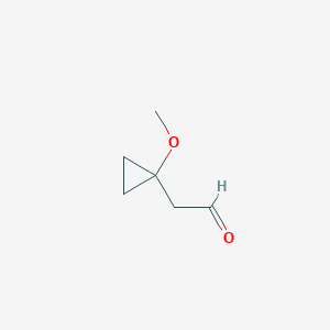 Cyclopropaneacetaldehyde, 1-methoxy-