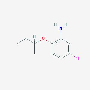 2-(Butan-2-yloxy)-5-iodoaniline