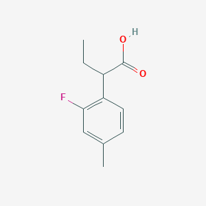 2-(2-Fluoro-4-methylphenyl)butanoic acid