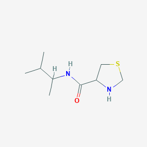 N-(3-methylbutan-2-yl)-1,3-thiazolidine-4-carboxamide