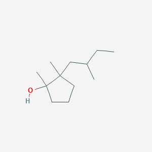 1,2-Dimethyl-2-(2-methylbutyl)cyclopentan-1-ol