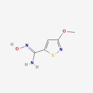 N'-Hydroxy-3-methoxy-1,2-thiazole-5-carboximidamide