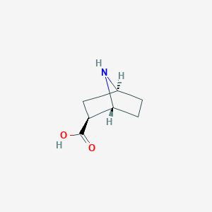 molecular formula C7H11NO2 B15239838 rel-(1R,2S,4S)-7-Azabicyclo[2.2.1]heptane-2-carboxylic acid 