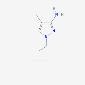 1-(3,3-Dimethylbutyl)-4-methyl-1H-pyrazol-3-amine