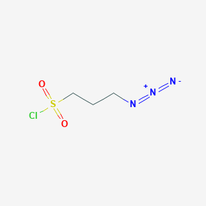 molecular formula C3H6ClN3O2S B1523988 3-Azidopropane-1-sulfonyl chloride CAS No. 1034192-11-4